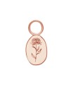 Chrysanthemum Birth Flower Silver Charms CH-345